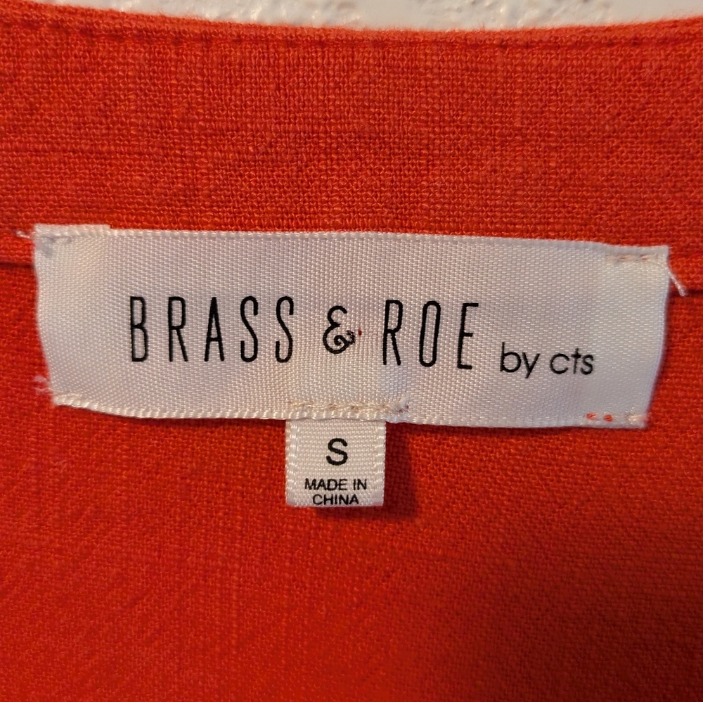 Brass & Roe Red Tiered Mini Dress - Picture 3 of 4